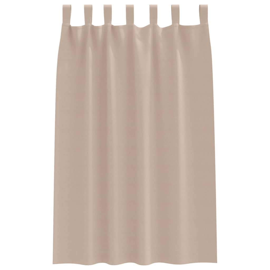 Cortinas opacas com cortinas Cinzento-acastanhado Poliéster