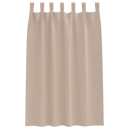 Cortinas opacas com cortinas Cinzento-acastanhado Poliéster