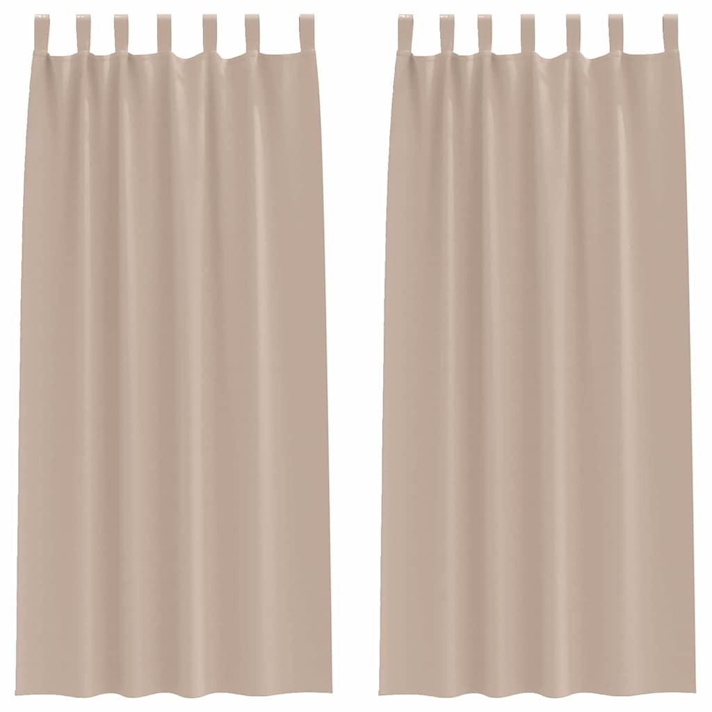 Cortinas opacas com cortinas Cinzento-acastanhado Poliéster