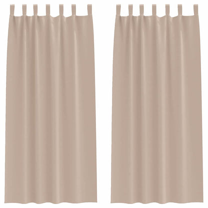 Cortinas opacas com cortinas Cinzento-acastanhado Poliéster