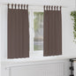 Cortinas opacas com cortinas Marrom Escuro Poliéster