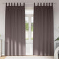 Cortinas opacas com cortinas Marrom Escuro Poliéster