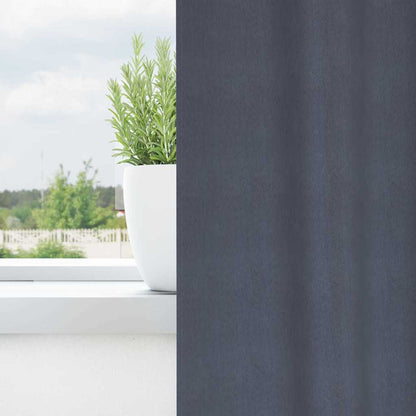 Cortinas opacas com cortinas Antracite Poliéster