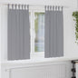 Cortinas opacas com cortinas Cinzento-claro Poliéster