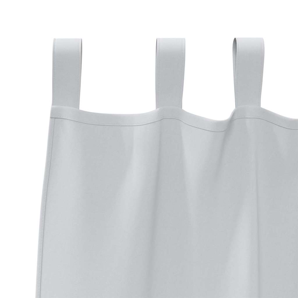 Cortinas opacas com cortinas Cinzento-claro Poliéster
