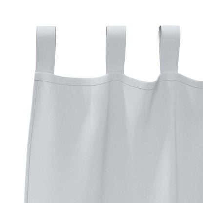 Cortinas opacas com cortinas Cinzento-claro Poliéster