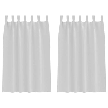 Cortinas opacas com cortinas Pale Grey Poliéster