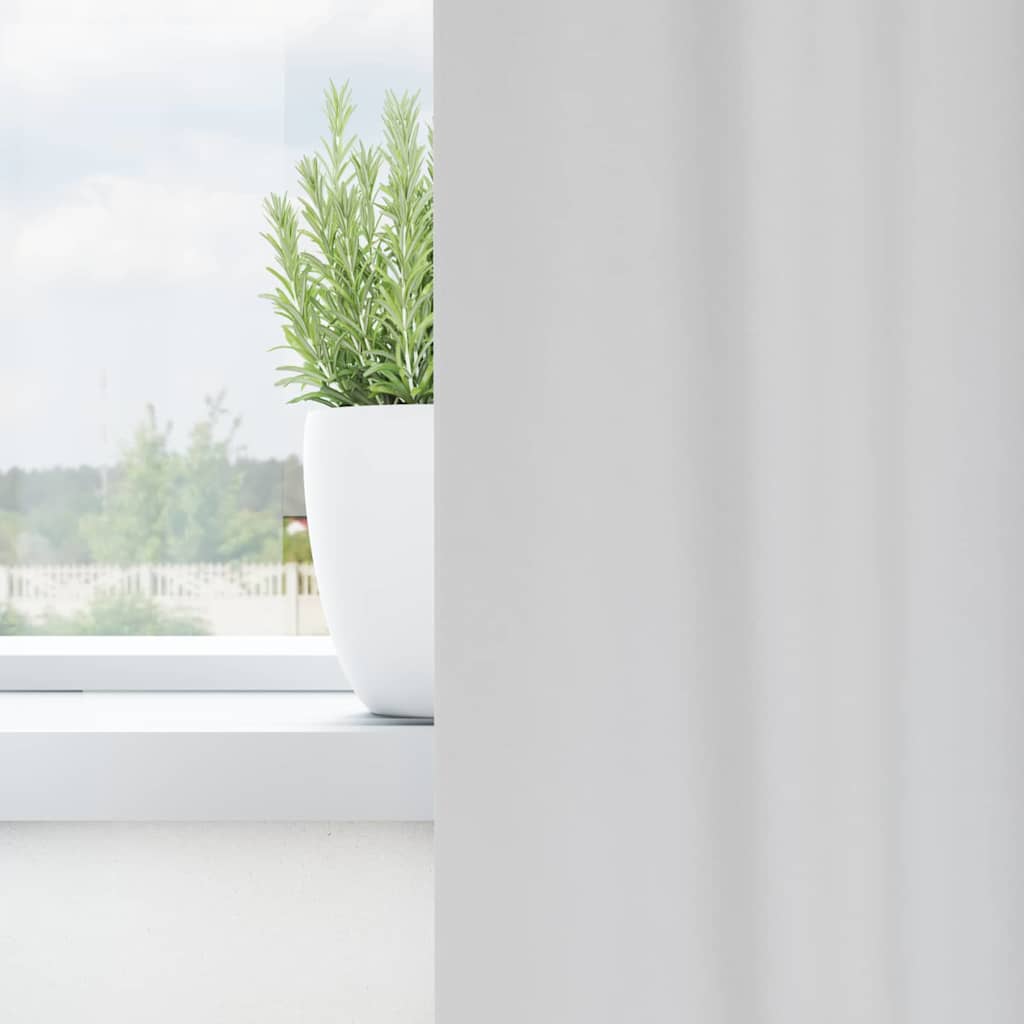 Cortinas opacas com cortinas Pale Grey Poliéster