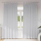 Cortinas opacas com cortinas Pale Grey Poliéster