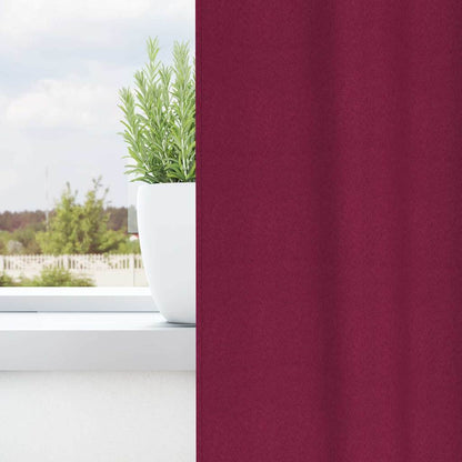 Cortinas opacas com cortinas Vinho Vermelho Poliéster