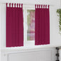Cortinas opacas com cortinas Vinho Vermelho Poliéster
