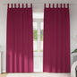 Cortinas opacas com cortinas Vinho Vermelho Poliéster