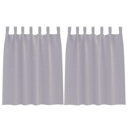 Cortinas opacas com cortinas Metal Grey Poliéster