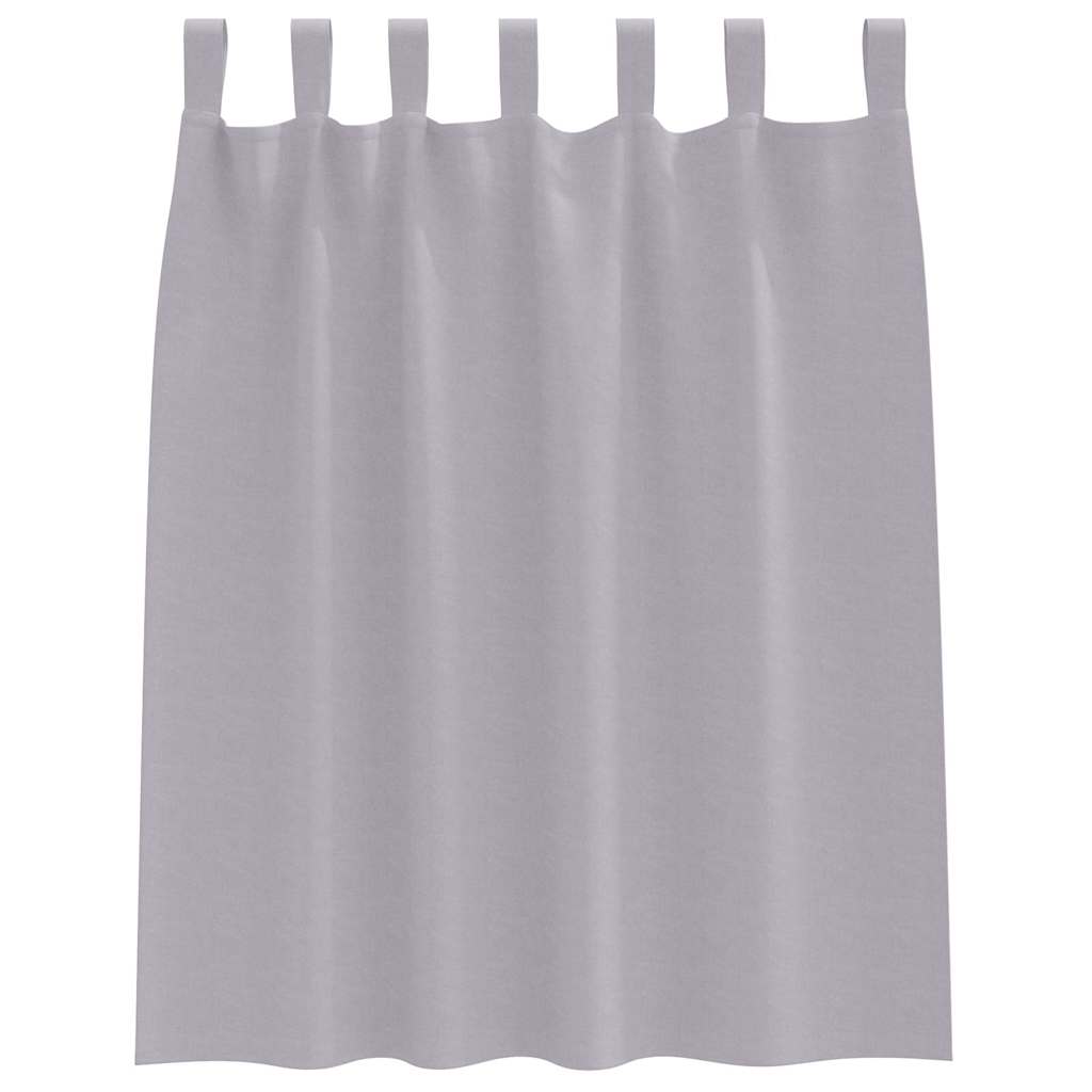 Cortinas opacas com cortinas Metal Grey Poliéster