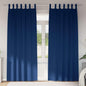 Cortinas opacas com cortinas Azul Escuro Poliéster