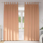 Cortinas opacas com cortinas Marrom Claro Poliéster