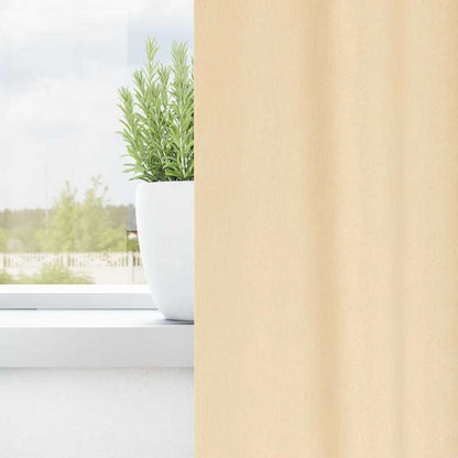 Cortinas opacas com cortinas Creme Poliéster