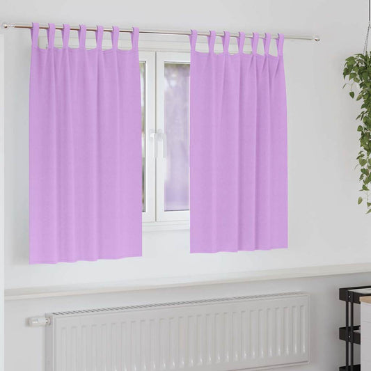Cortinas opacas com cortinas Roxo Poliéster