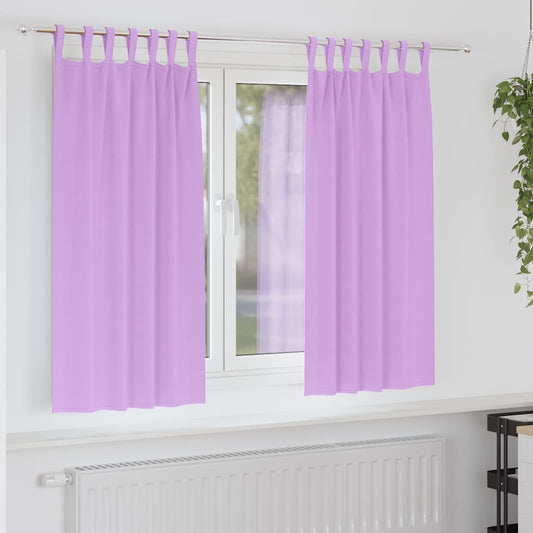 Cortinas opacas com cortinas Roxo Poliéster