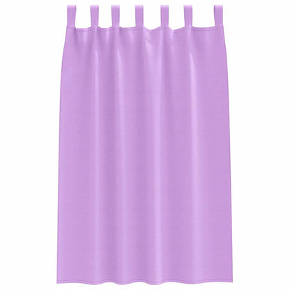 Cortinas opacas com cortinas Roxo Poliéster