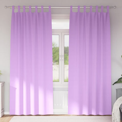Cortinas opacas com cortinas Roxo Poliéster