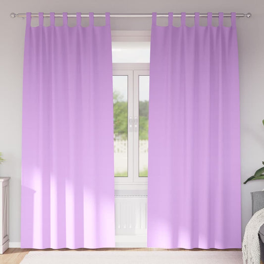 Cortinas opacas com cortinas Roxo Poliéster