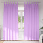 Cortinas opacas com cortinas Roxo Poliéster