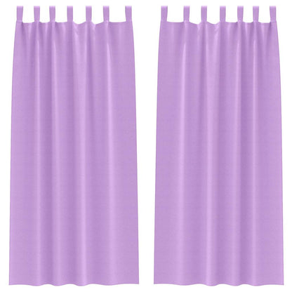 Cortinas opacas com cortinas Roxo Poliéster