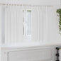 Cortinas opacas com cortinas Branco Puro Poliéster