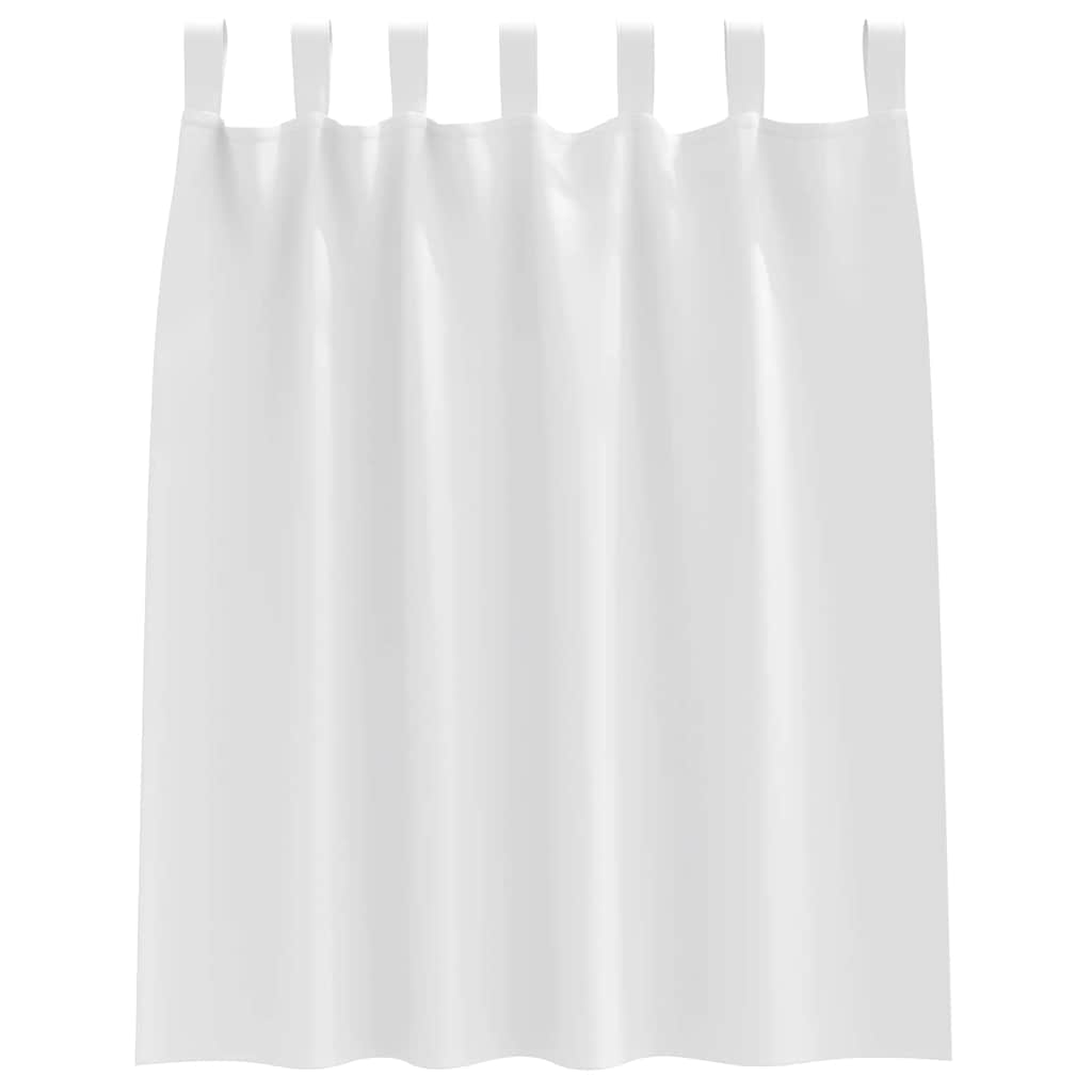 Cortinas opacas com cortinas Branco Puro Poliéster