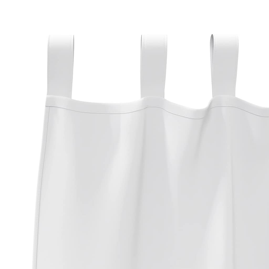 Cortinas opacas com cortinas Branco Puro Poliéster
