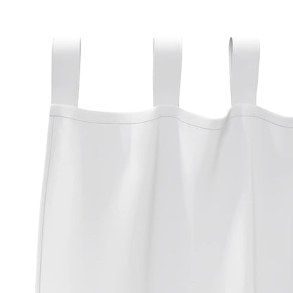 Cortinas opacas com cortinas Branco Puro Poliéster