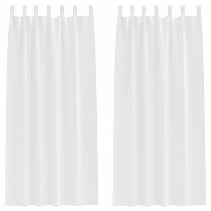 Cortinas opacas com cortinas Branco Puro Poliéster