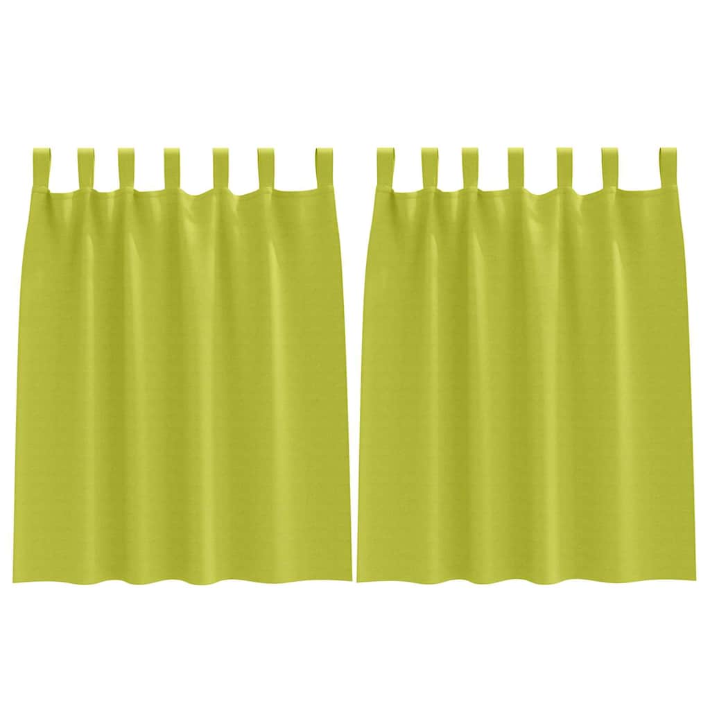 Cortinas opacas com cortinas Verde Poliéster