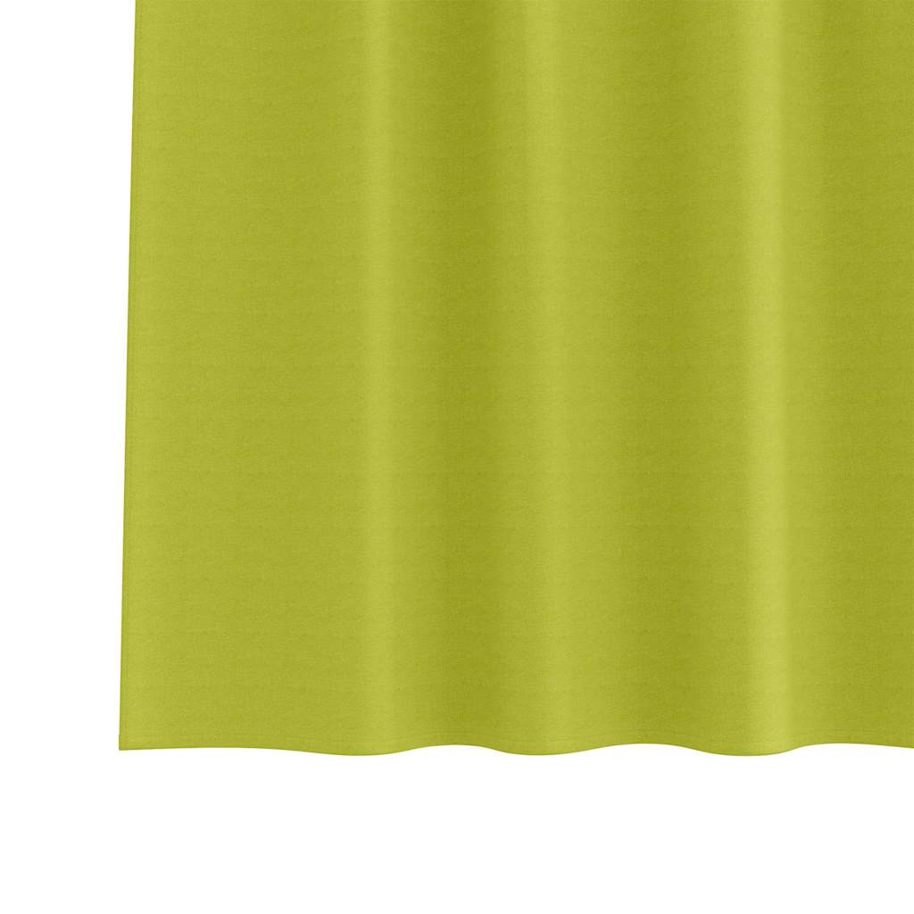 Cortinas opacas com cortinas Verde Poliéster