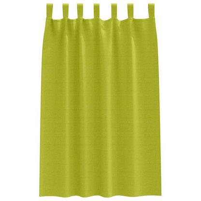 Cortinas opacas com cortinas Verde Poliéster
