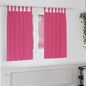 Cortinas opacas com cortinas Bright Pink Poliéster