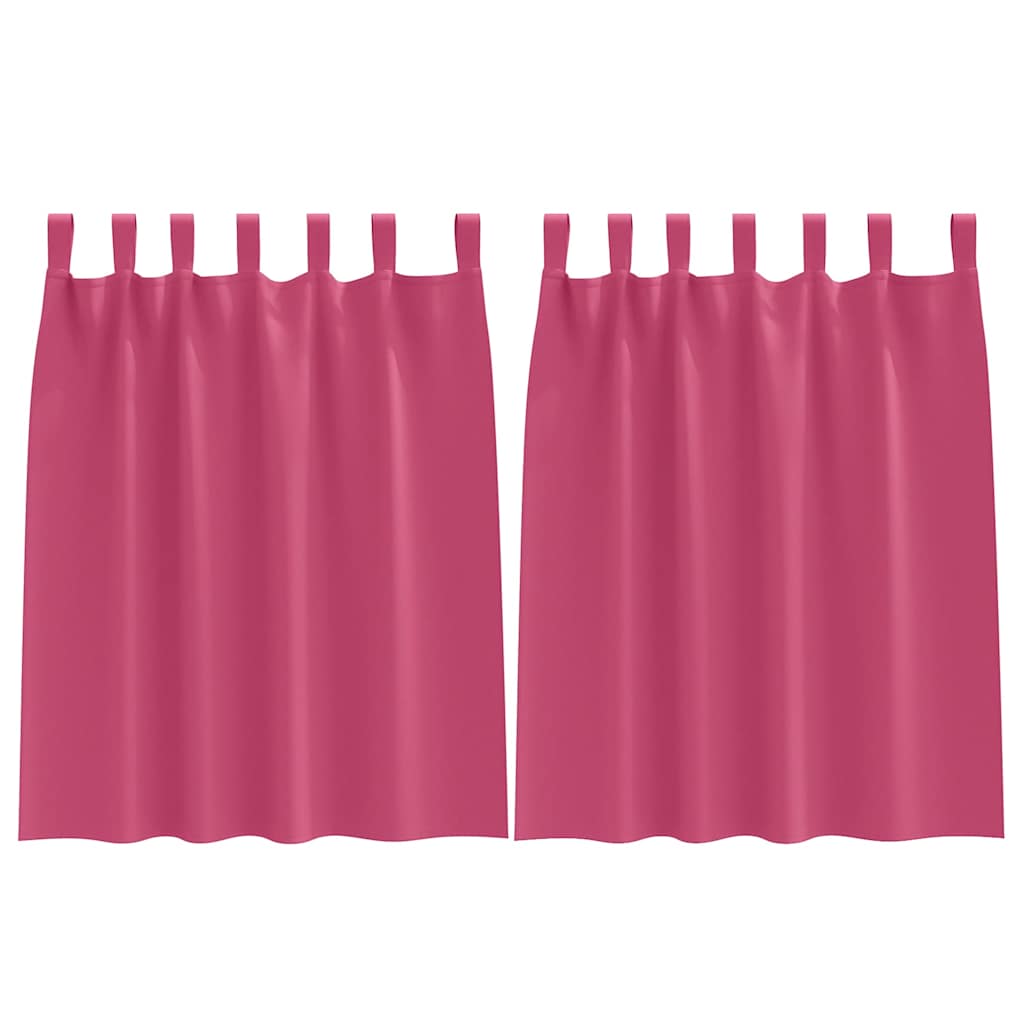 Cortinas opacas com cortinas Bright Pink Poliéster