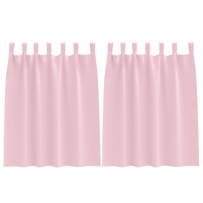 Cortinas opacas com cortinas Rosa bebé Poliéster