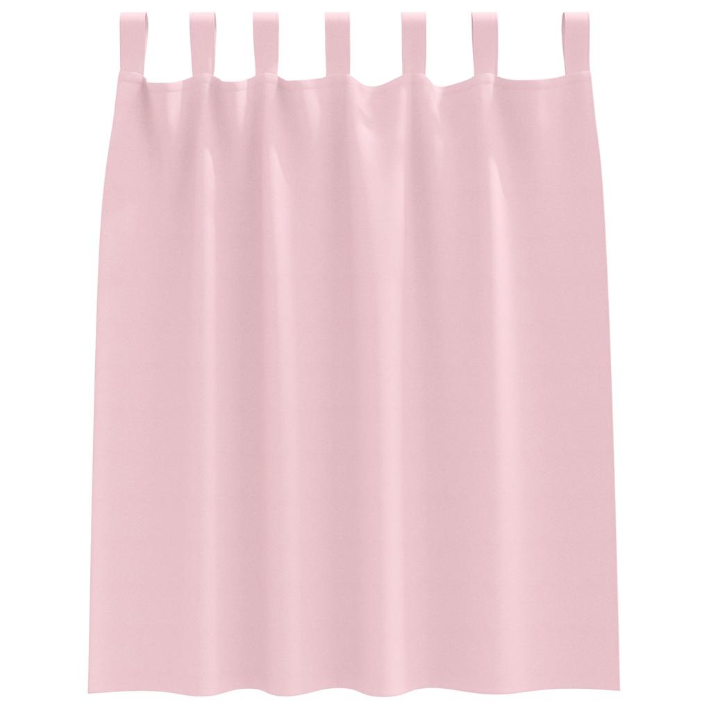 Cortinas opacas com cortinas Rosa bebé Poliéster