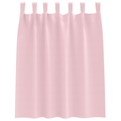 Cortinas opacas com cortinas Rosa bebé Poliéster