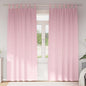 Cortinas opacas com cortinas Rosa bebé Poliéster