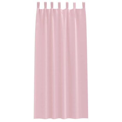 Cortinas opacas com cortinas Rosa bebé Poliéster