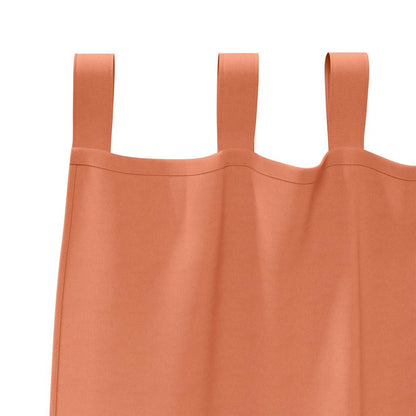 Cortinas opacas com cortinas Terracota Poliéster