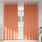 Cortinas opacas com cortinas Terracota Poliéster