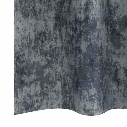Cortina com cortinas 2 pcs Cinza Prata 175 x 140 cm Veludo