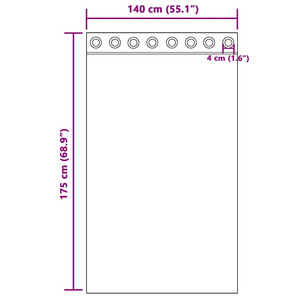 Cortina com cortinas 2 pcs Cinza Prata 175 x 140 cm Veludo