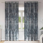 Cortina com cortinas 2 pcs Cinza Prateado 245 x 140 cm Veludo