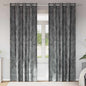 Cortina com cortinas 2 pcs Cinzeto 225 x 140 cm Veludo