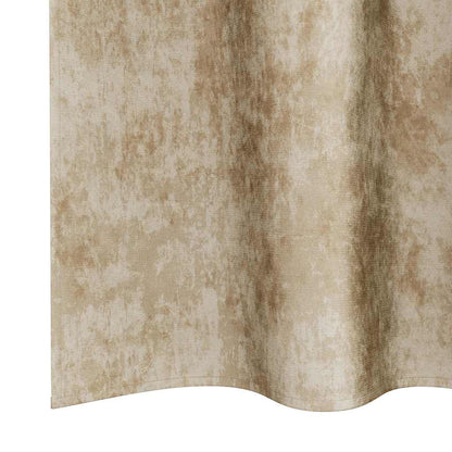 Cortina com cortinas 2 pcs Creme 260 x 140 cm Veludo
